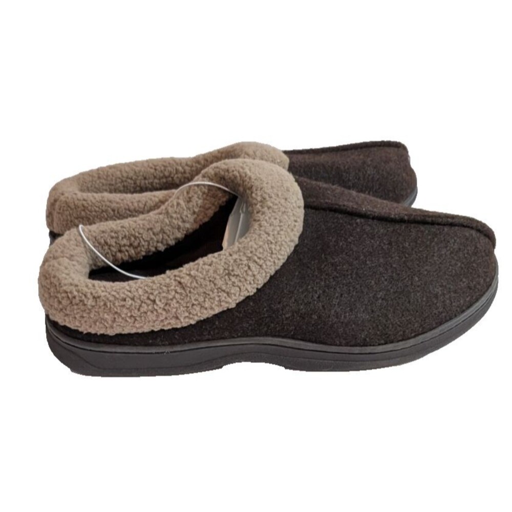 Dearfoam Men's Slipper Size XL (13-14) - Dustin Clog Brown or Canyon Black - Picture 2 of 8